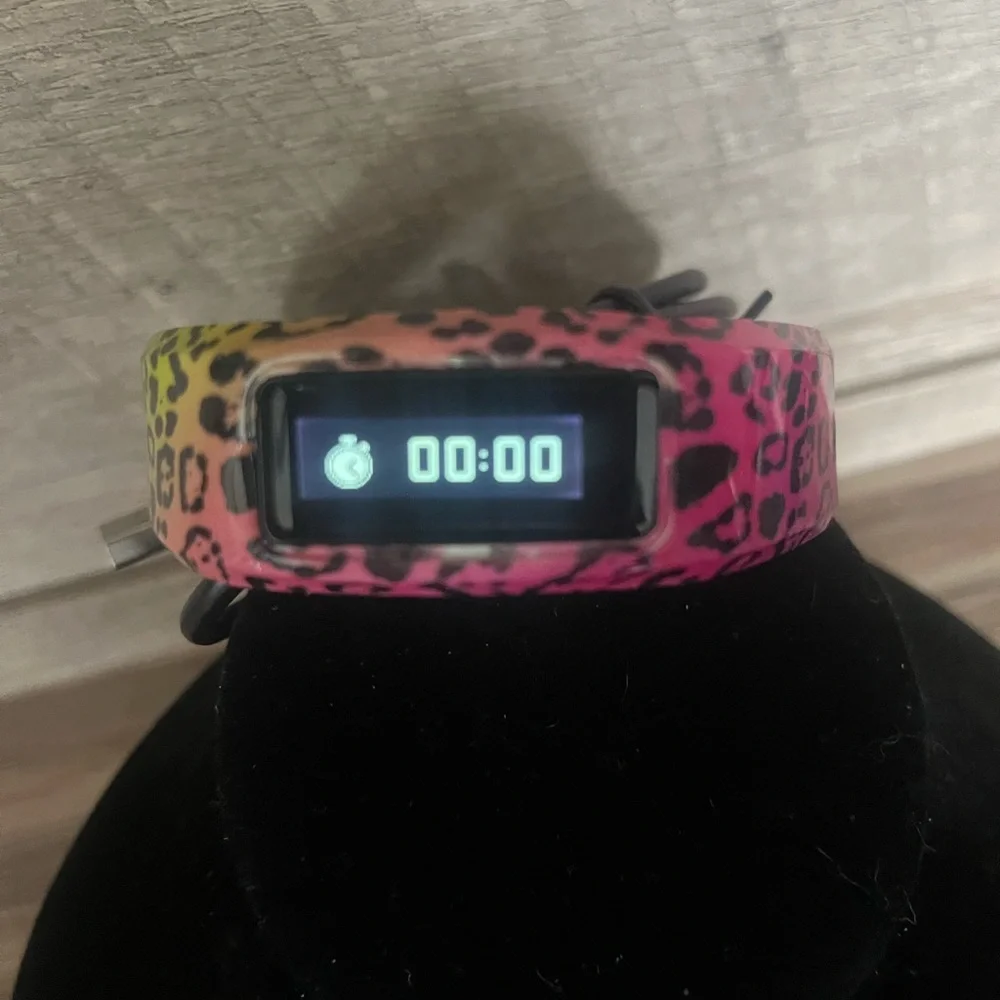 Leopard Print Fitness Tracker